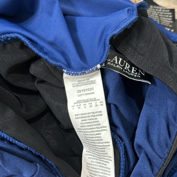 Ralph Lauren Sapphire Beach Club Tankini Size 4 - Picture 2 of 4